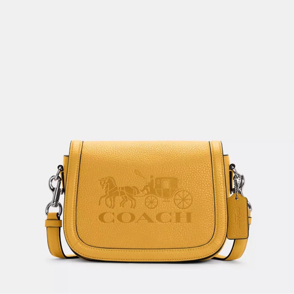 COACH Saddle bag with horse and carriage | C4058 | *preloved*